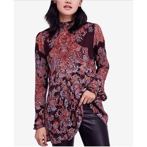Free People Lady Luck Printed Tunic